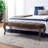 Fleur Linen Upholstered Bench-987628094