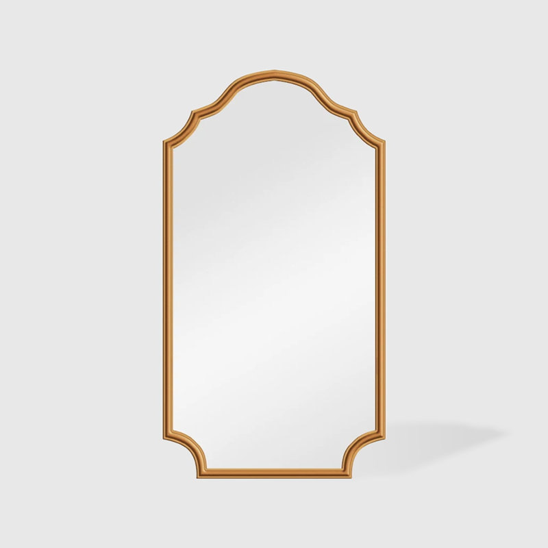Miroirs pleine grandeur en bois manufacturé de forme libre, H 70,87 po x l 31,5 po