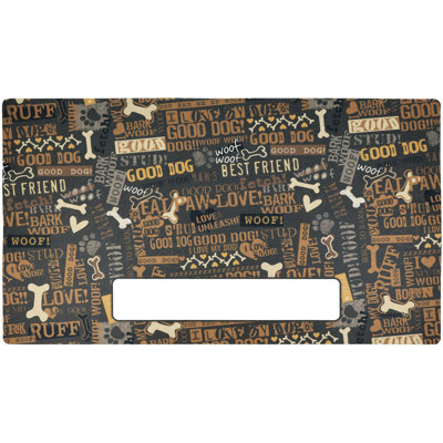 Personalized Pet Bowl Placemat, Feeding Mat For Dog & Cat - Absorbent Material & Waterproof Backing