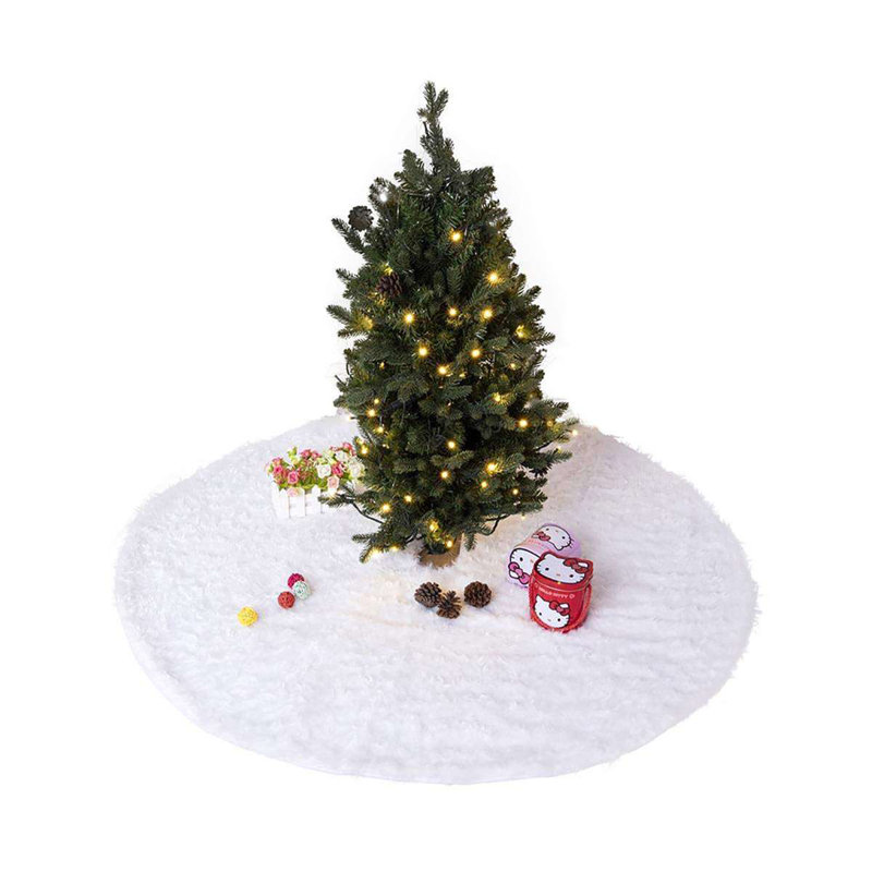 Jupe d'arbre de Noël flocon de neige, L 48 po