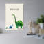 Dino Pals United Playful Whimsical Contemporary Animal Wall Art Print-636382983