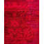 Tapis unique rouge 3 pi 4 po x 15 pi 8 po Zamyah