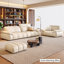 Coussin de canapé modulaire en cuir blanc-2140386440-2140386447