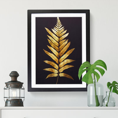 Bazartete Fern Leaf Classic Art Vol.2 - Picture Frame Print