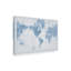 Art sur toile «World Map White and Blue» par Sue Schlabach-2050575581