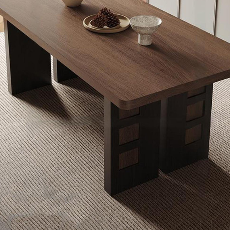 Table de salle à manger de style rétro, H 29,52 po x L 62,99 po x l 31,49 po