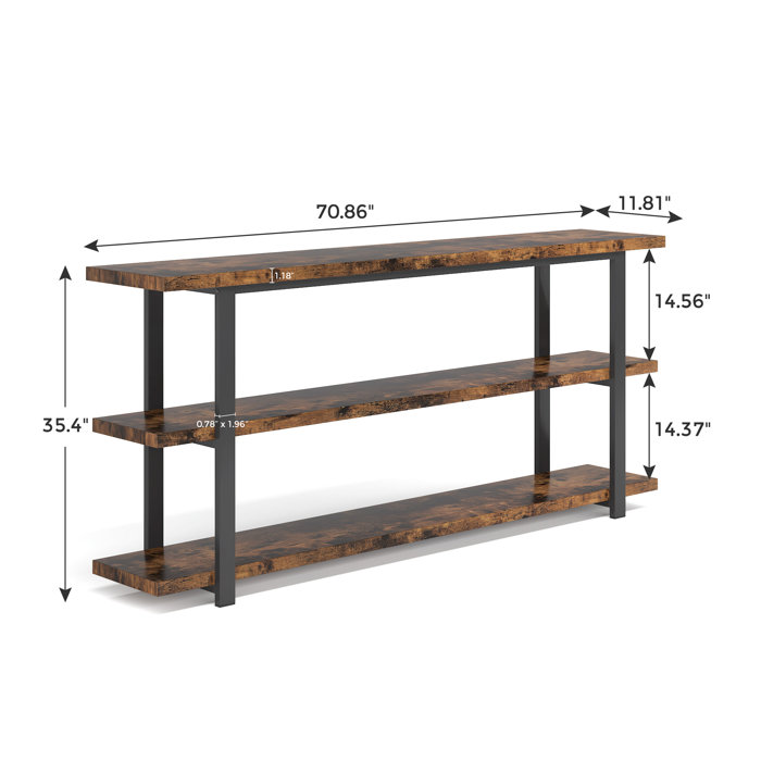 17 Stories Preetham 70.86'' Console Table & Reviews | Wayfair