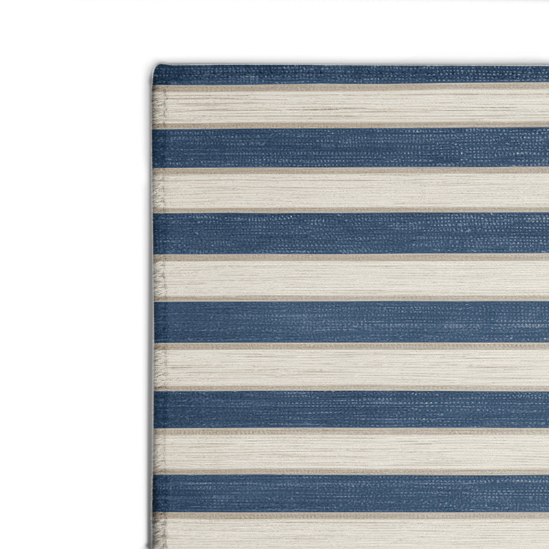 Tapis intérieur / extérieur gris HorizontalStripes, Rectangulaire 2 pi x 3 pi