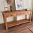 55.12" Natural Colour Rectangular Solid Wood Console Table
