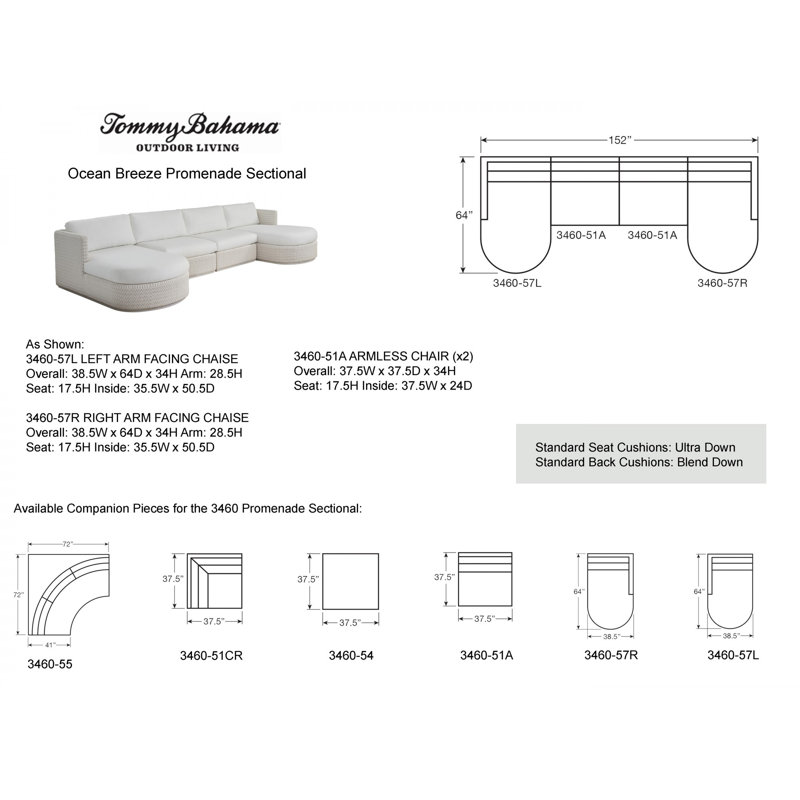 Ocean Breeze Promenade Sectional