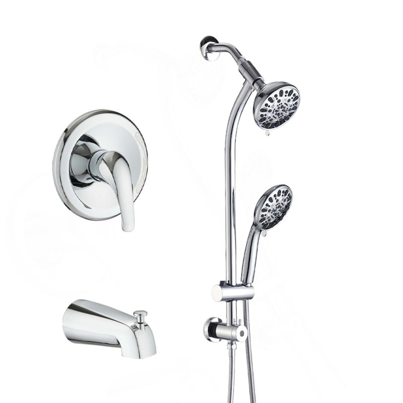 Tool-Free 7-Spray Shower System 1.8GPM, Chrome