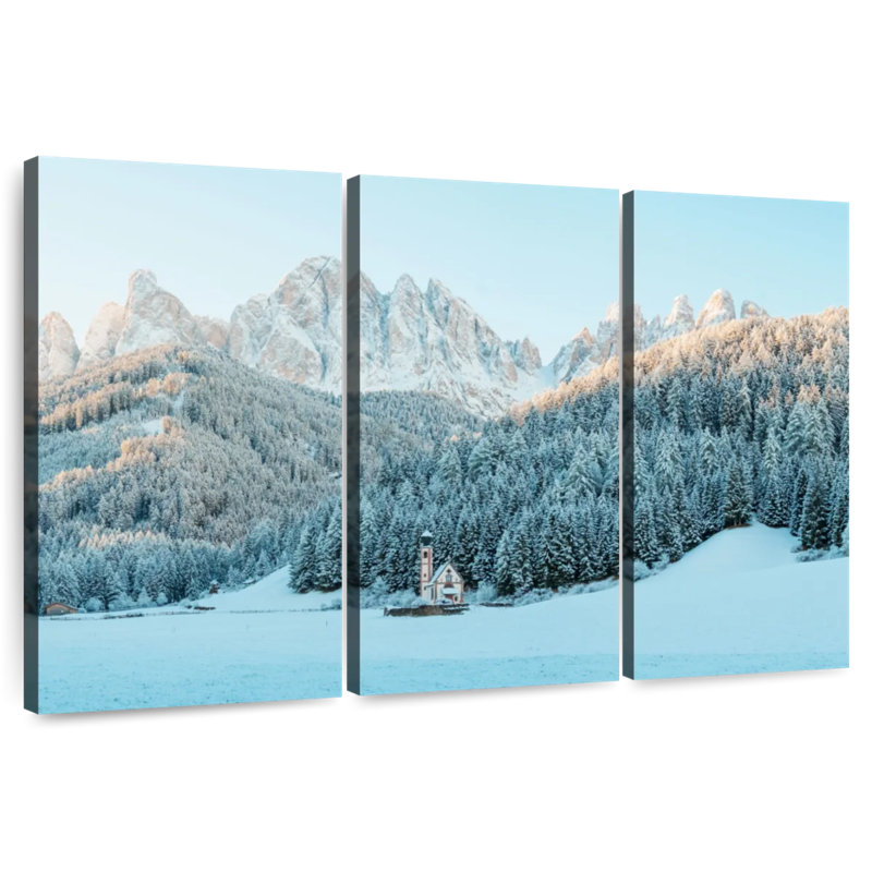 Forêt d'hiver des Dolomites d'Alvord, H 42 po x l 65 po