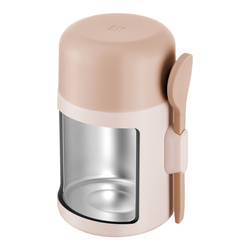 Bocal alimentaire Thermo Plus, 600 ml, acier inoxydable, rose, Rose