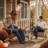 Outdoor Wooden Folding Adirondack Chair Set Of 2 With Pre-Assembled Backrest, Ideal For Garden, Patio, And Poolside Relaxation