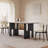 French retro table and chair combination-108364356