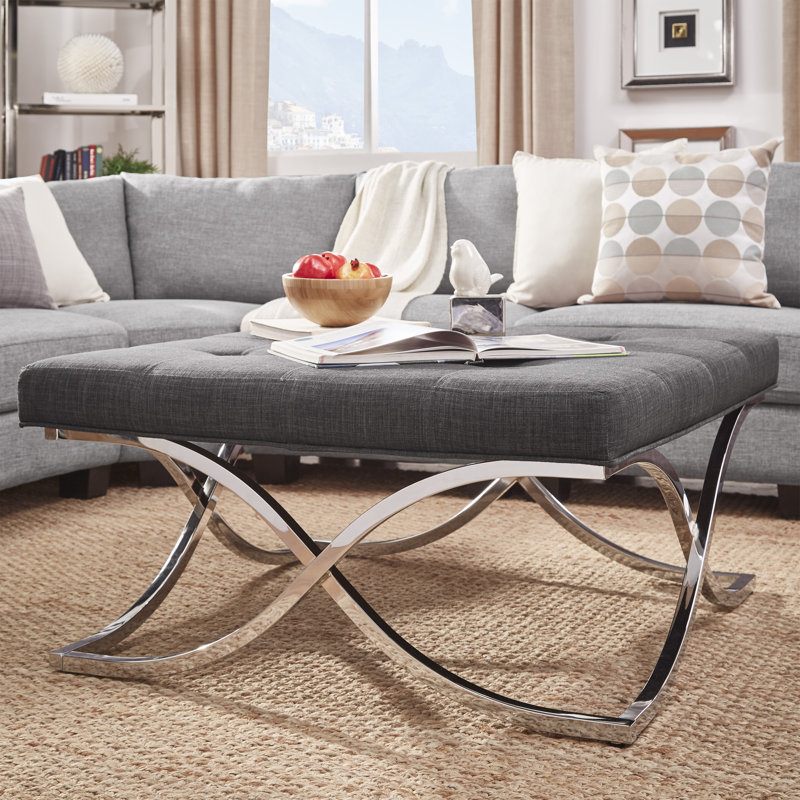 Repose-pieds Asilee, Beige