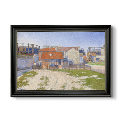 Gasomètres à Clichy (Les Gazomètres), 1886 - Paul Signac - Toile encadrée sur mesure