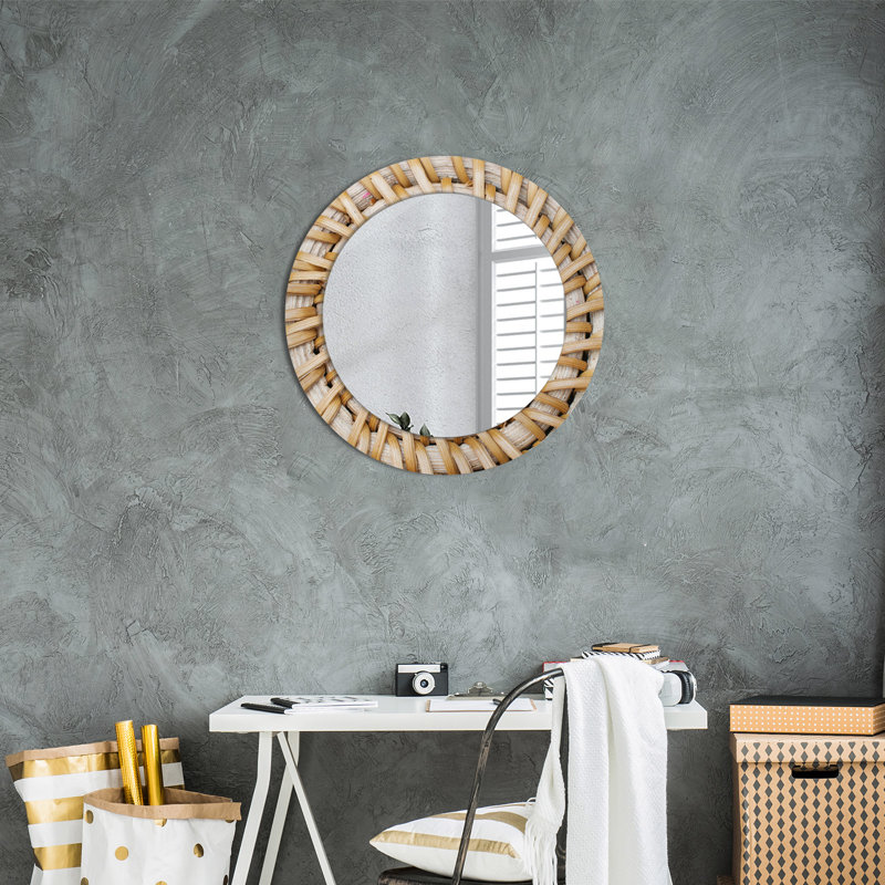 Huldar Glass Flat Wall Mirror