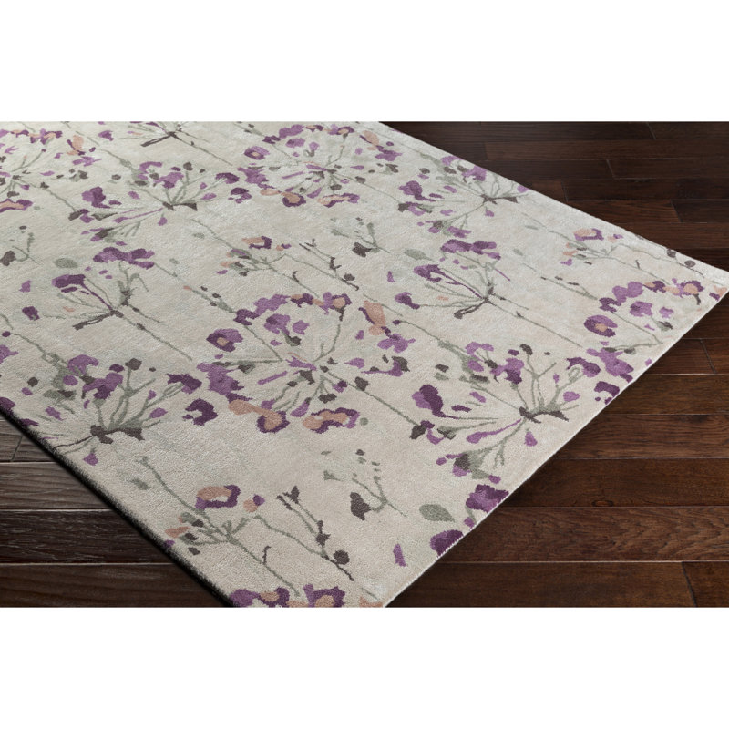 Walshville Floral Indoor Rug, Rectangle 9' x 13'