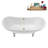 71" Streamline Clawfoot Tub,Tray,Drain and Clawfeet-101628944-102360909