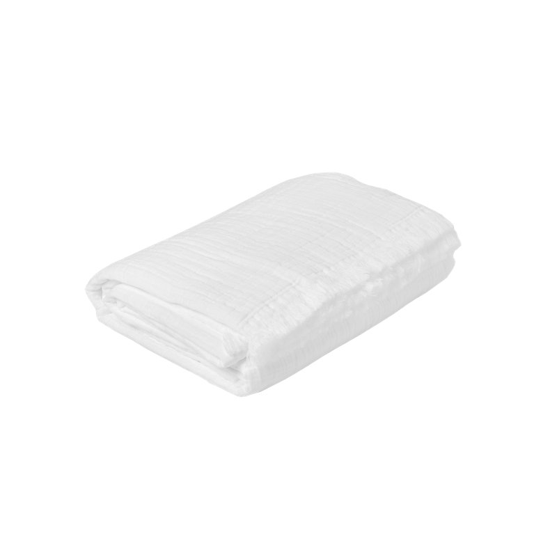 Wimberly Cotton Solid Colour Bedspread, White, 230 x 250 cm