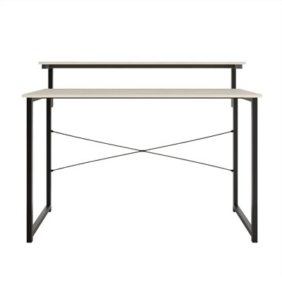 Bureau d'écriture en métal avec tablette