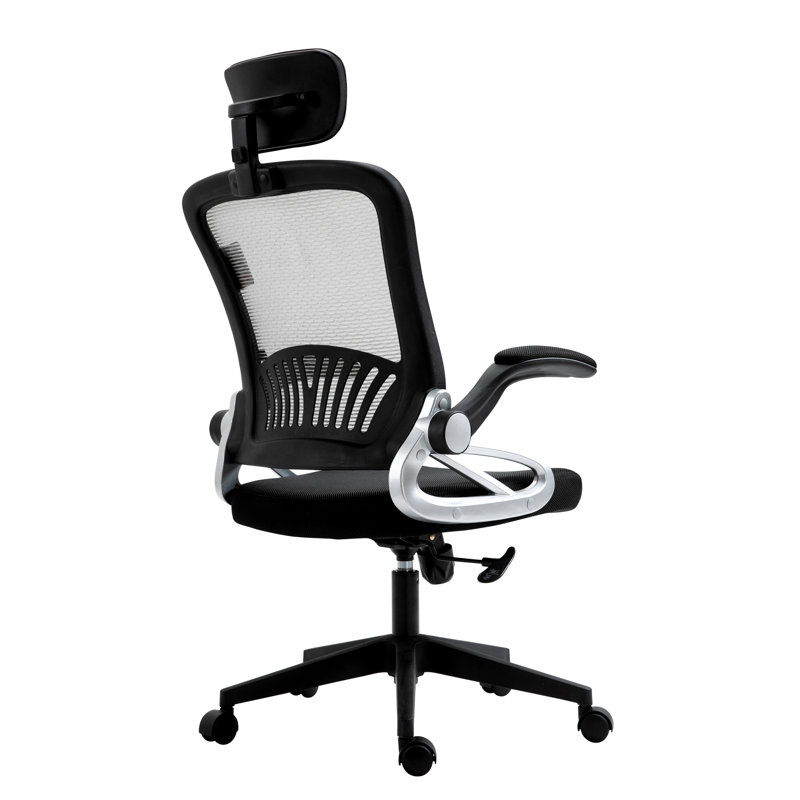 Mapleview Polyester Blend Executive Chair with Headrest