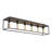 Delcina Industrial Rectangle Cage Flush Mount-862935177