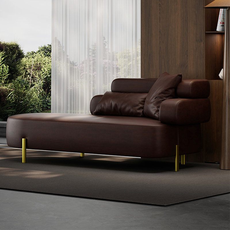 Chaise longue paresseuse à la fois simple et créative, Orienté à droite, Café