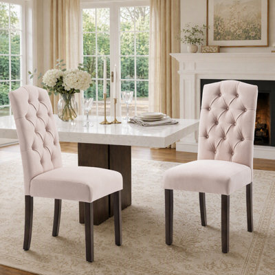 Chaise parsons capitonnée Charlotte