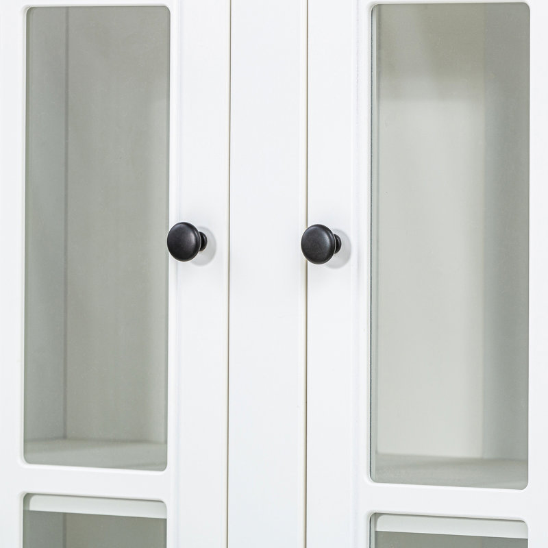 Grande armoire de présentation, H 75,25 po x l 92,9 po x P 24,25 po