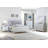 Sterling Queen Size Upholstered LED Bed made with wood-827290614