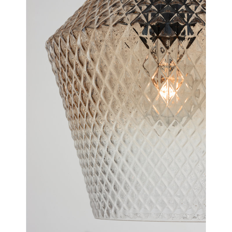 3 - Light Brass Gold Cluster Pendant