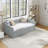 Daybed With Trundle Upholstered Bed With Vertical Stripes-144972060-144972062