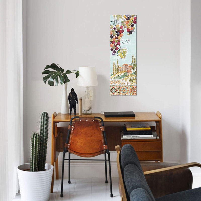 « tuscan breeze iv », impression sur toile, H 48 po x l 16 po x P 1,5 po, Toile tendue