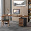 Bureau de direction rectangulaire en bois massif avec tiroirs Nut-brown-1256338119-1256338139