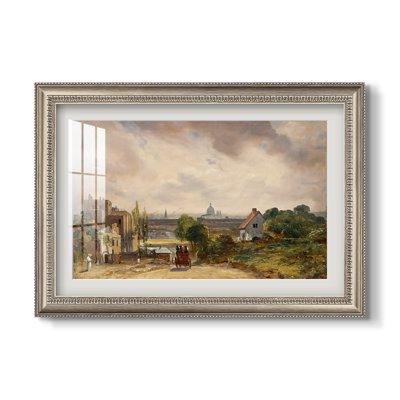 Le chalet de Sir Richard Steele, Hampstead, vers 1832 - John Constable - Estampe encadrée sur mesure