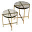 Haymann Glass Nesting End Table