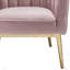 Chaise d'appoint Colla Midnight & Gold Finish-208394820