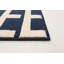 Ensemble de tapis intérieur / extérieur géométrique bleu-476683933