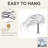 Metal Indoor Outdoor Tree Home Wall Decor with Long Branch