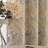Vintage Damask Curtains Elegant Medallion Patterned Room Darkening Curtains for Bedroom Yellow on Greige-1623480689-1623480696
