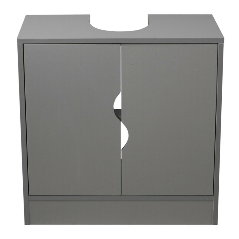 Baqir Under Sink Cabinet, Grey