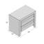 66cm W Solid Wood Bedside Table