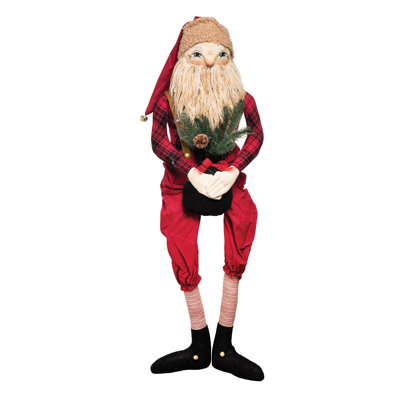 Figurine de poupée Edgarton Santa Joe Spencer Gathered Traditions