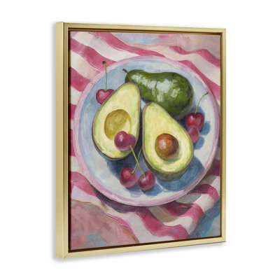 Cadre flottant Avocado & Fruits Meal, design par Lil 'Rue