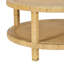 Table basse en rotin naturel Clyatt