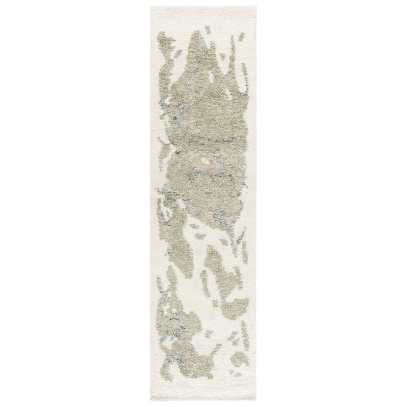 Harvest 121 Hand Tufted Wool Abstract Rug, Runner 2'3" x 9'