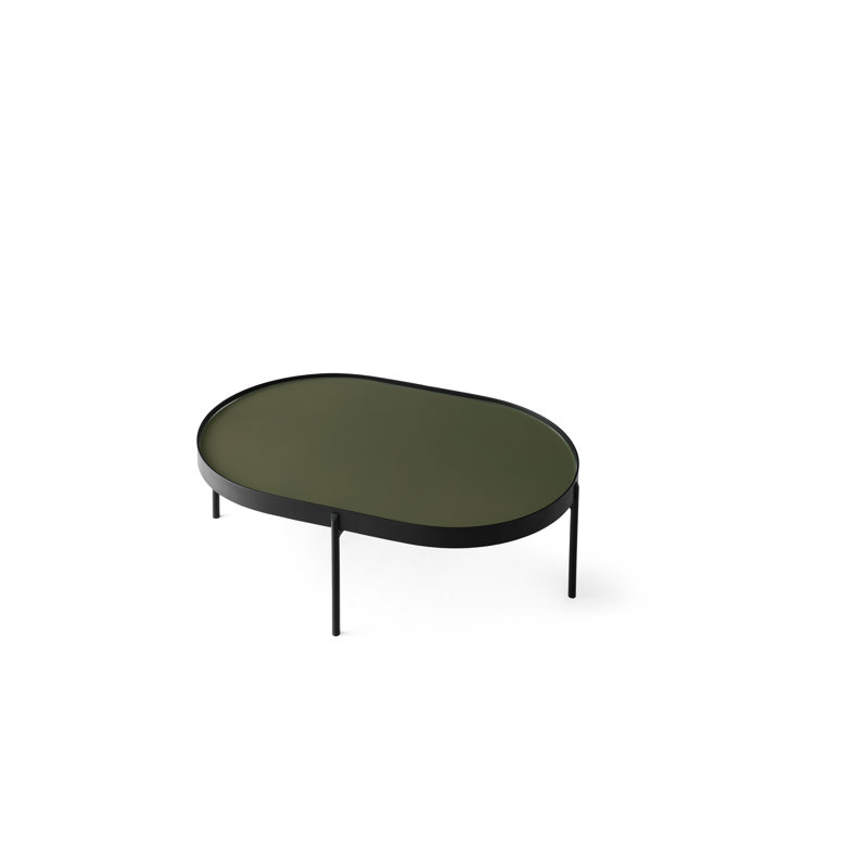 Norm Architects Coffee Table, 13.8" H x 38" L x 19.5" W, Brown