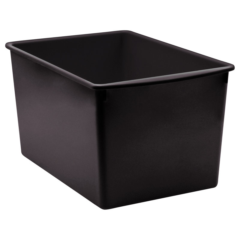 Ensemble de bacs en plastique multi-usages, Noir